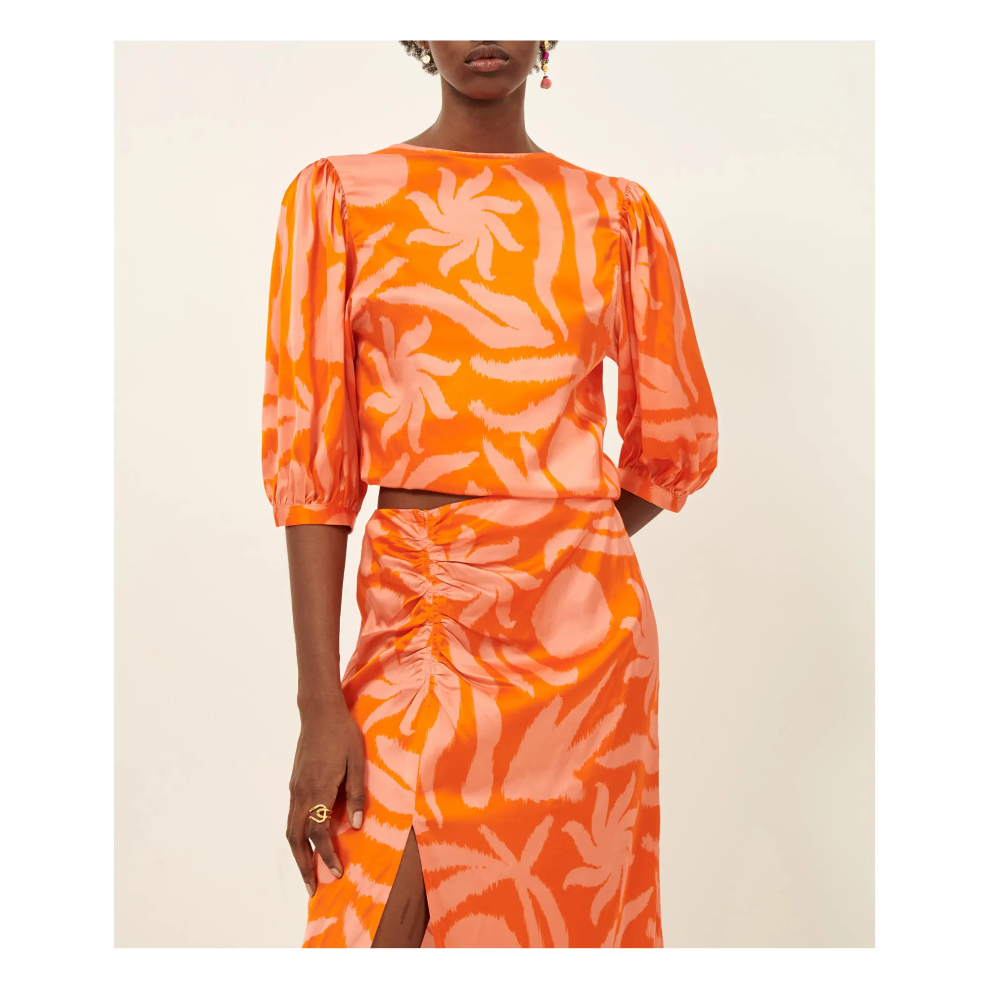 Sessùn Orange Cavoli Blouse