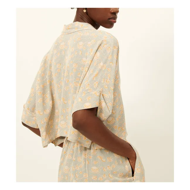 Blusa de rayas Cochi | Amarillo