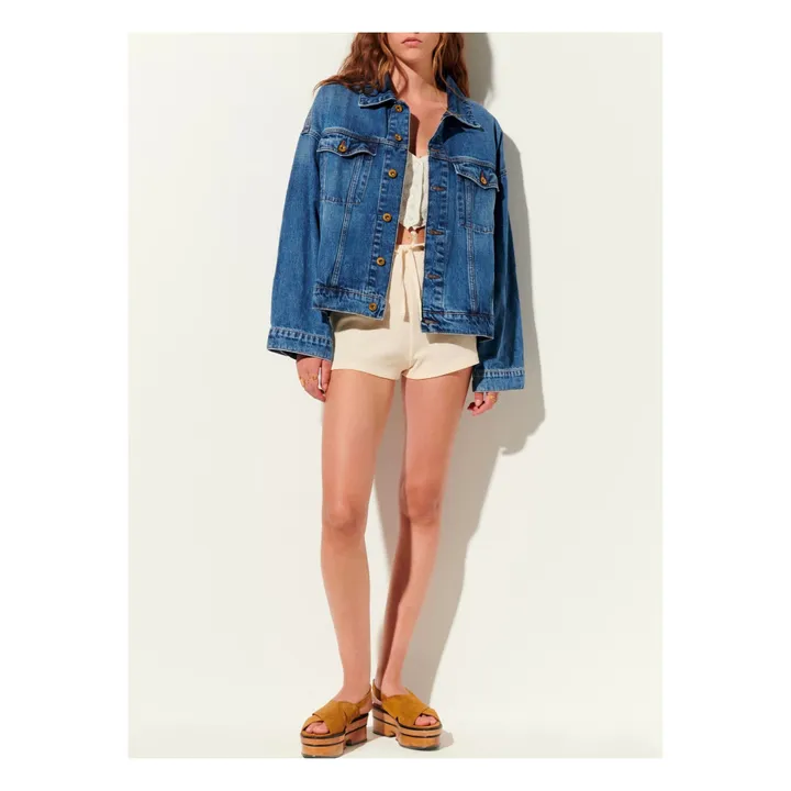 Veste Costello | Vintage blue denim- Image produit n°1