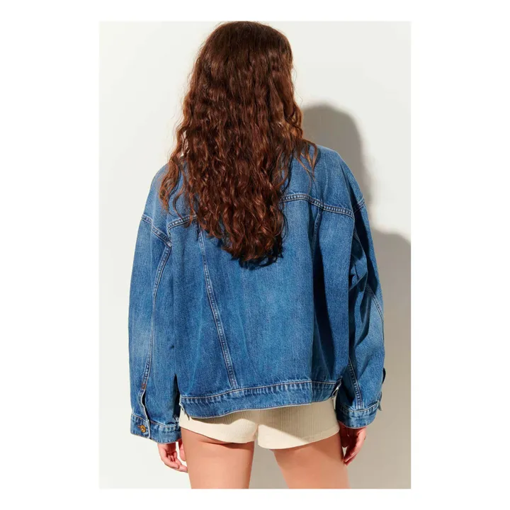 Veste Costello | Vintage blue denim- Image produit n°2