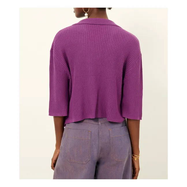 Gillo waistcoat | Purple