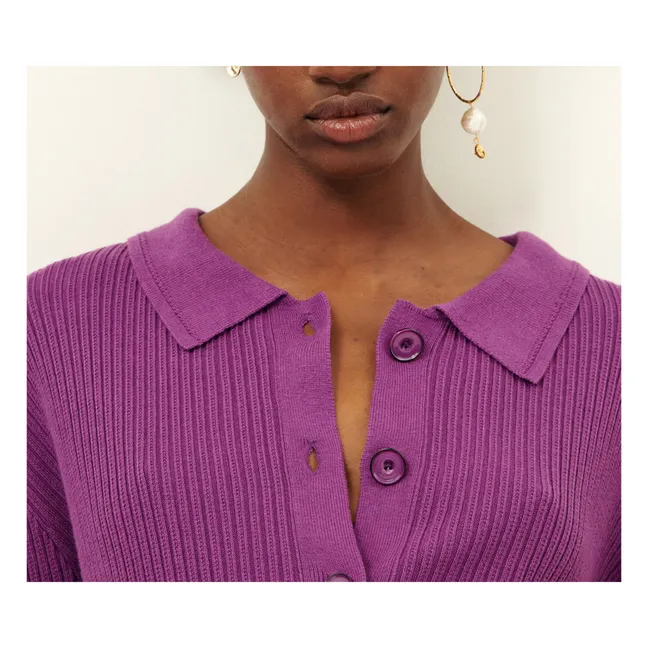 Gillo waistcoat | Purple