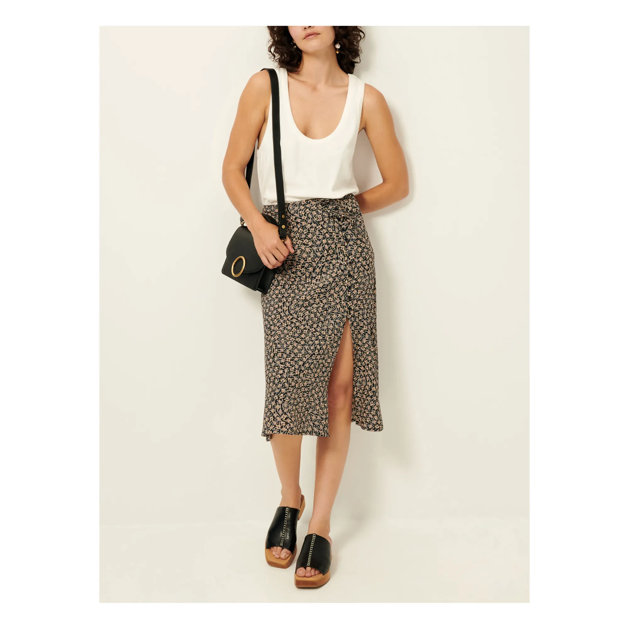 Sessùn Navy Blue Rosena Skirt