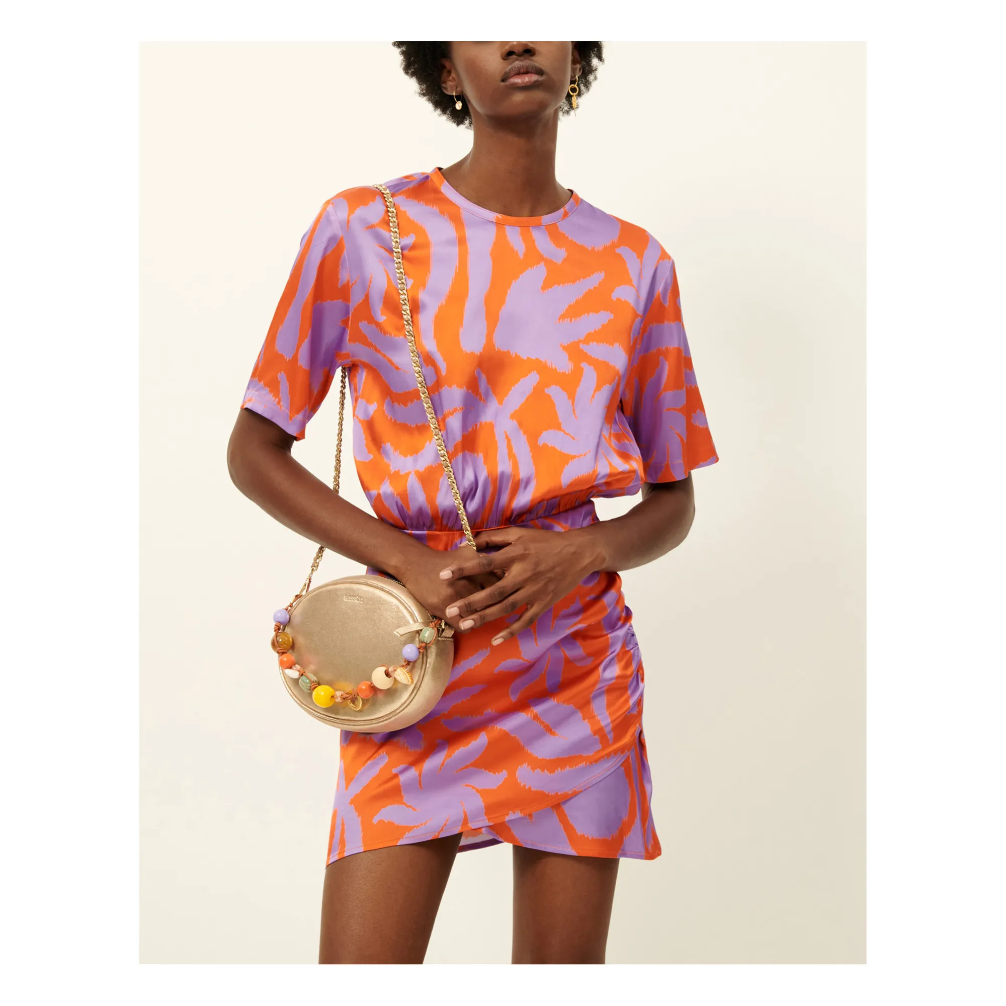 Sessùn Orange Thea Dress