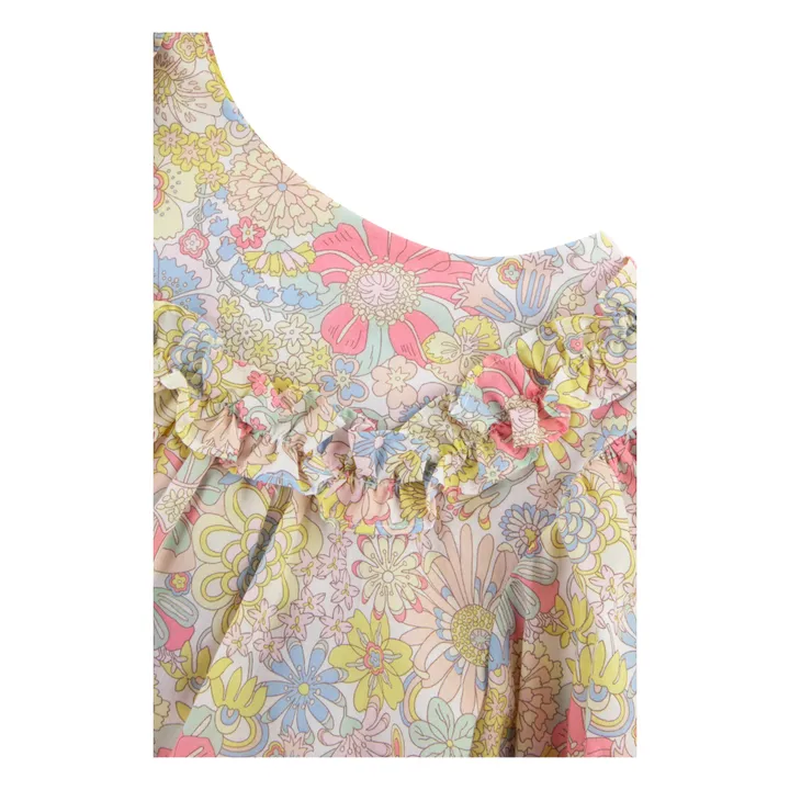 Blouse Fleurie | Rose pâle- Image produit n°4