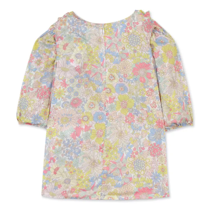 Blouse Fleurie | Rose pâle- Image produit n°5