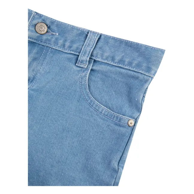 Pantalones cortos con volantes | Azul