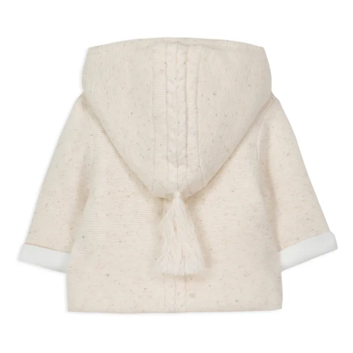 Manteau en Maille | Ecru- Image produit n°2