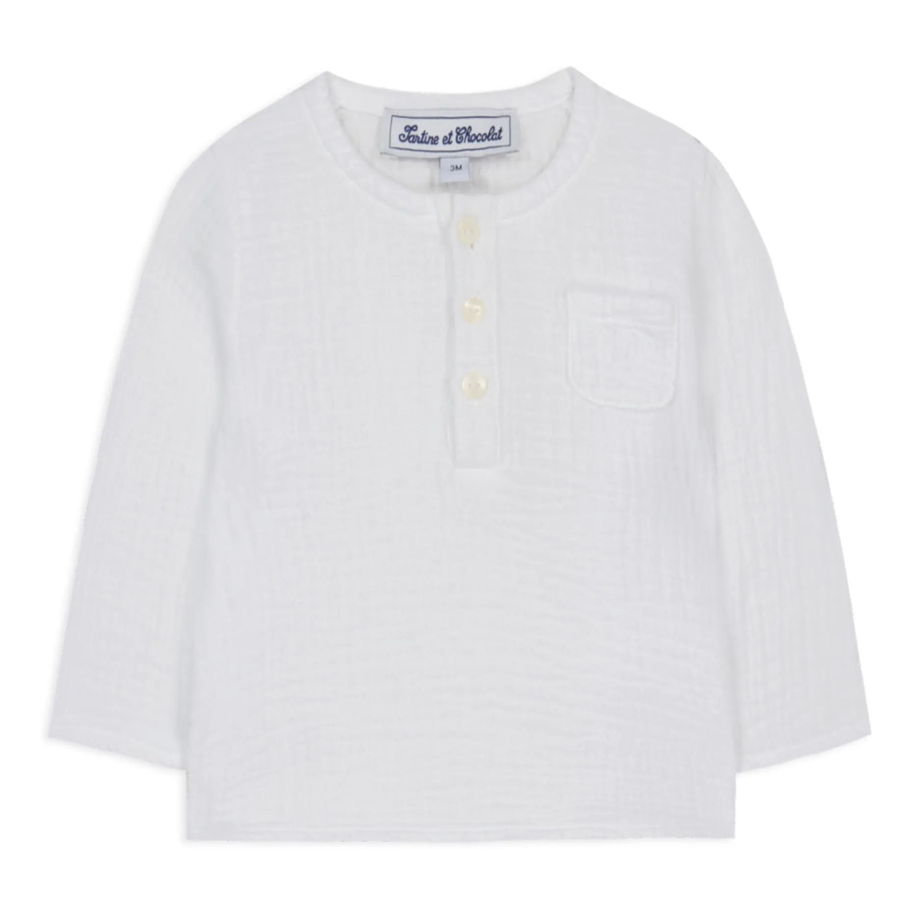 Tartine Et Chocolat White Kurta Secret Garden