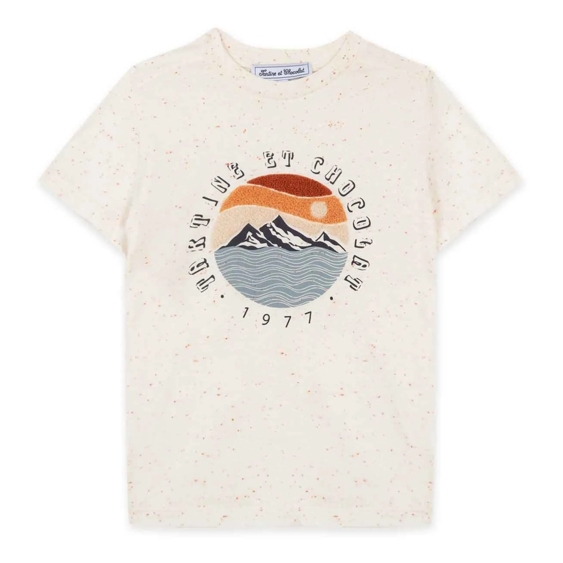 Tartine Et Chocolat Rust Textured T-Shirt 1977