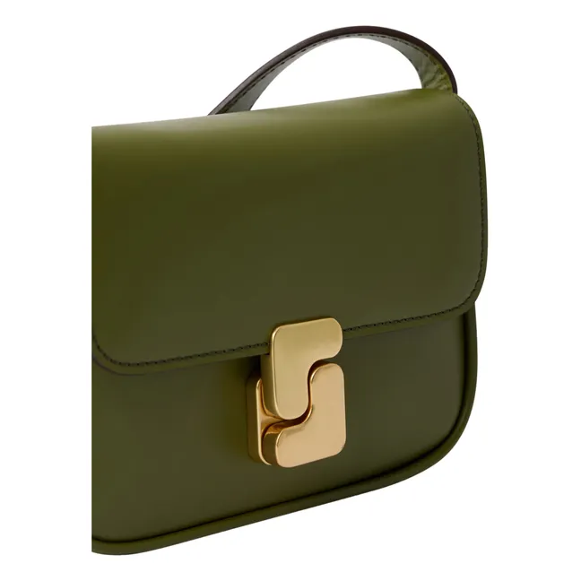 Bell Bag Leather | Olive green
