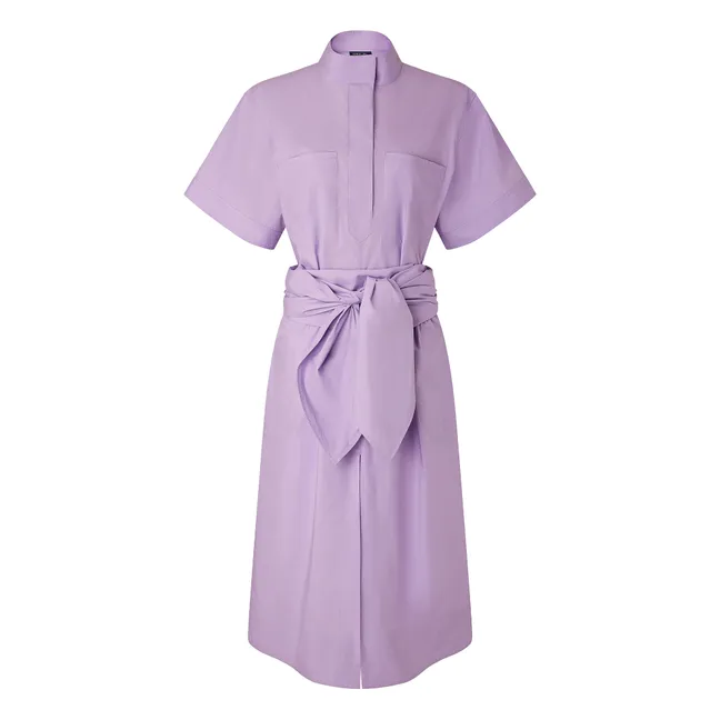 Robe Andora Popeline de Coton | Lilas