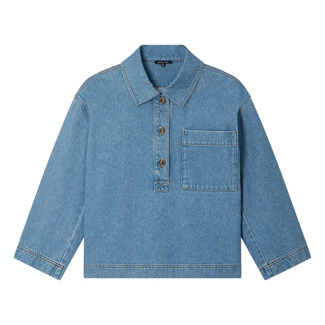 Austin Denim Jacket | Washed blue