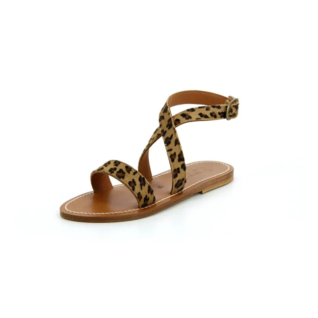 Sandali con calfat | Leopardo