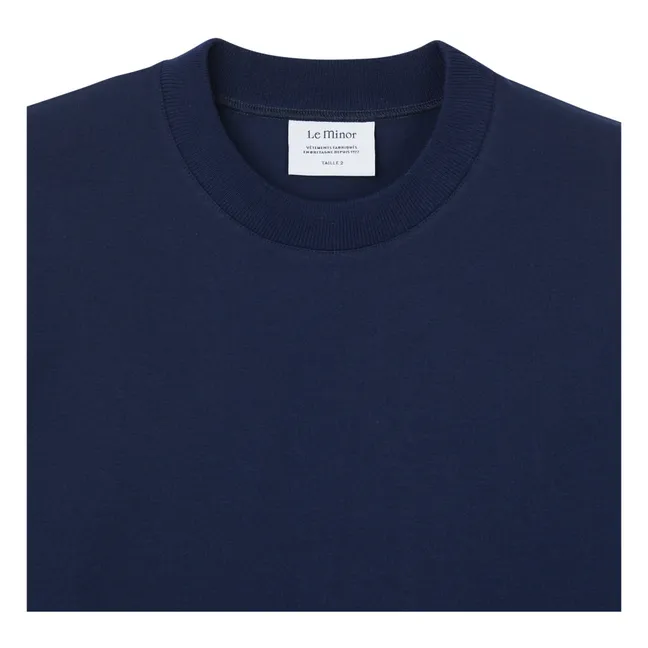 Vic Langarm T-Shirt | Navy