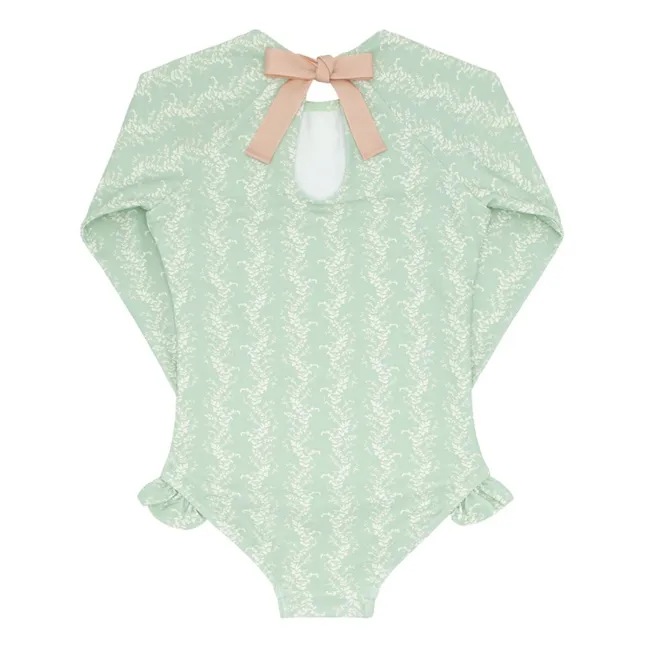 Maillot 1 Pièce Anti-UV Vine | Vert