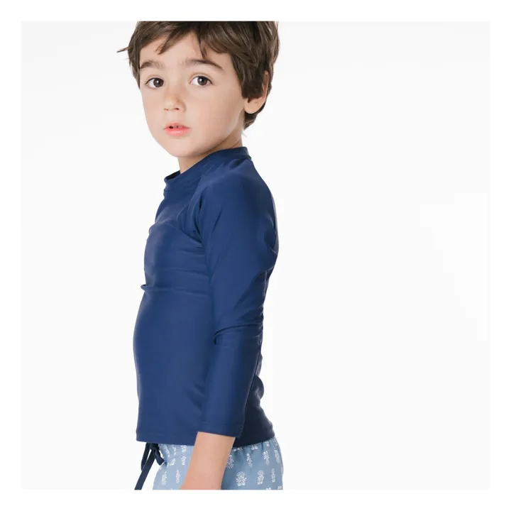 T-shirt Anti-UV Uni | Bleu marine- Image produit n°2
