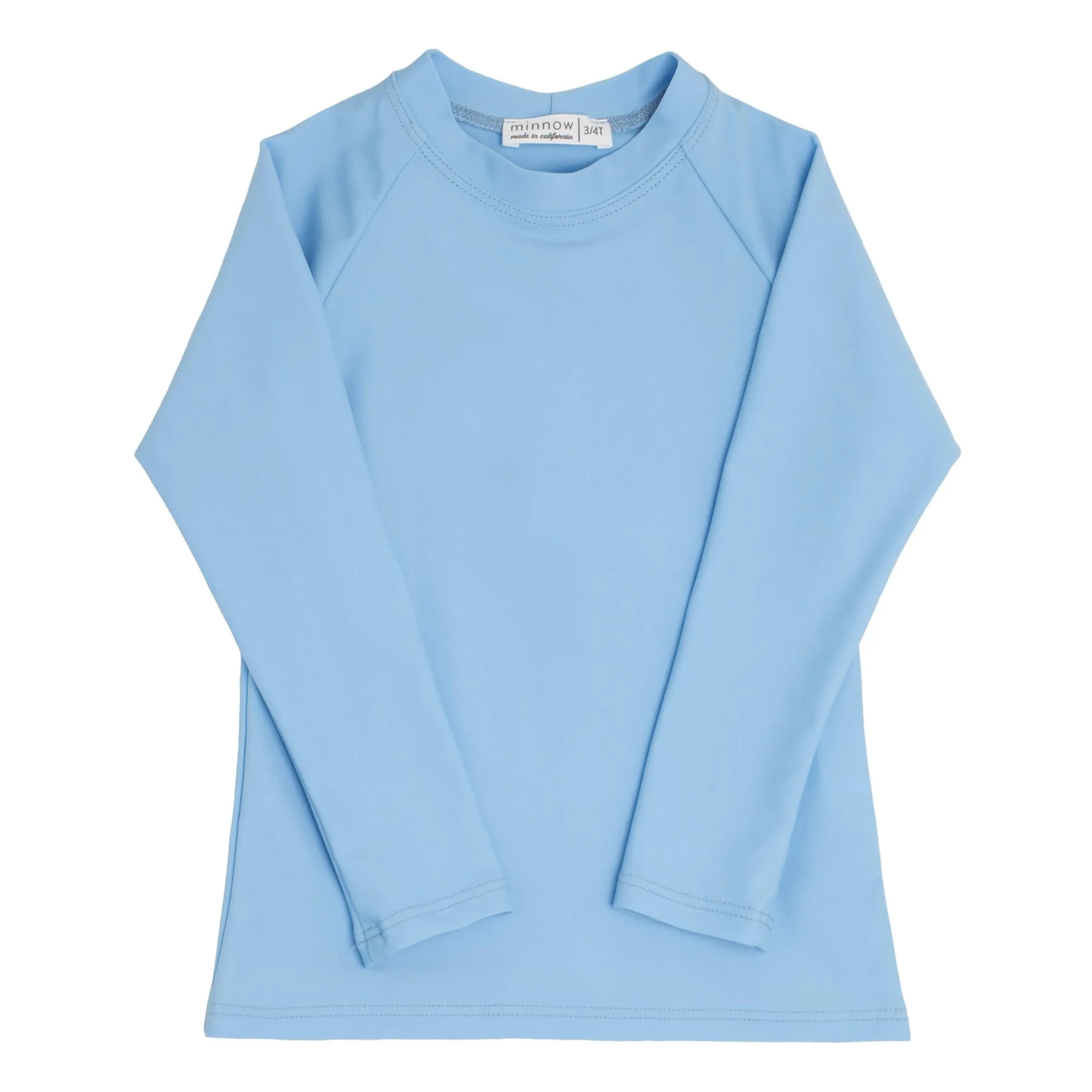 Minnow - T-shirt Manches Longues Anti-UV Uni - Bleu ciel | Smallable
