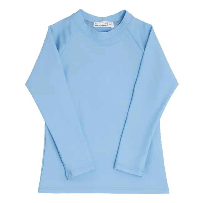 T-shirt Manches Longues Anti-UV Uni | Bleu ciel
