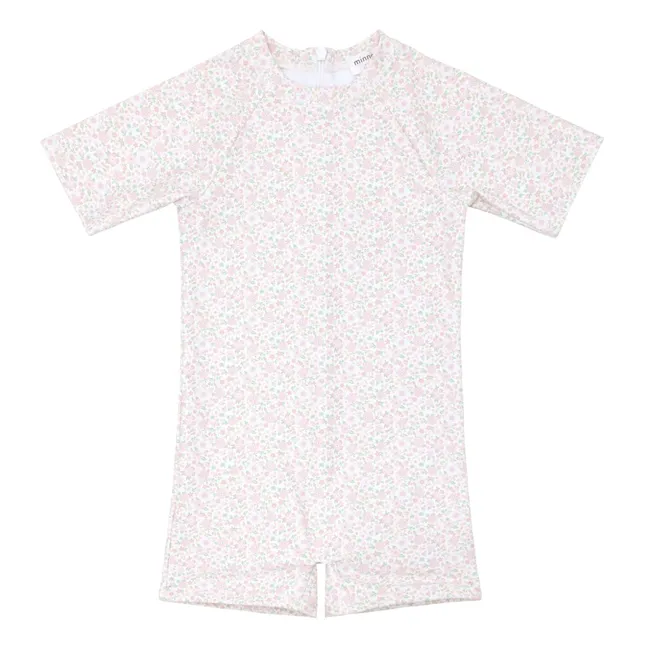 Flower UV Protection Playsuit | Pink