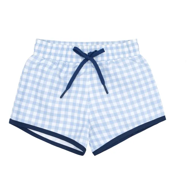 Boardie Vichy Swim Shorts | Blue