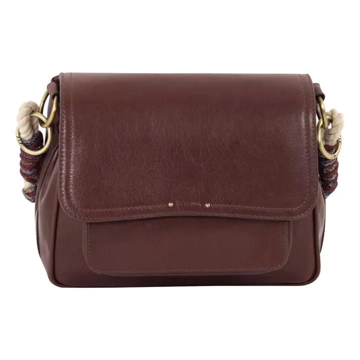 Niu Nano Leather Bag | Chocolate- Product image n°0