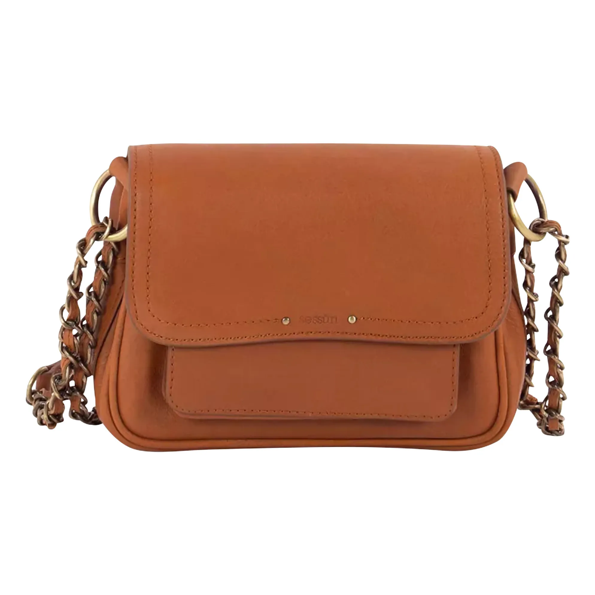 Sessùn Camel Niu Mimita Leather Bag
