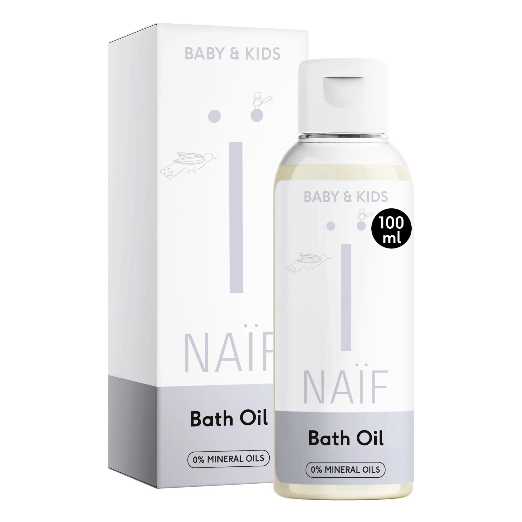 Naïf Natural Skincare Untinted Milky Bath Oil