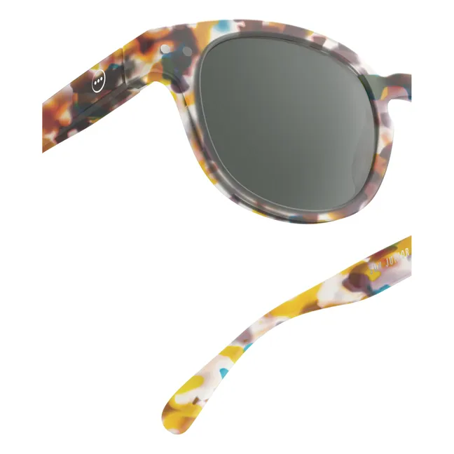 #C Tortoise Junior Sunglasses | Multicoloured