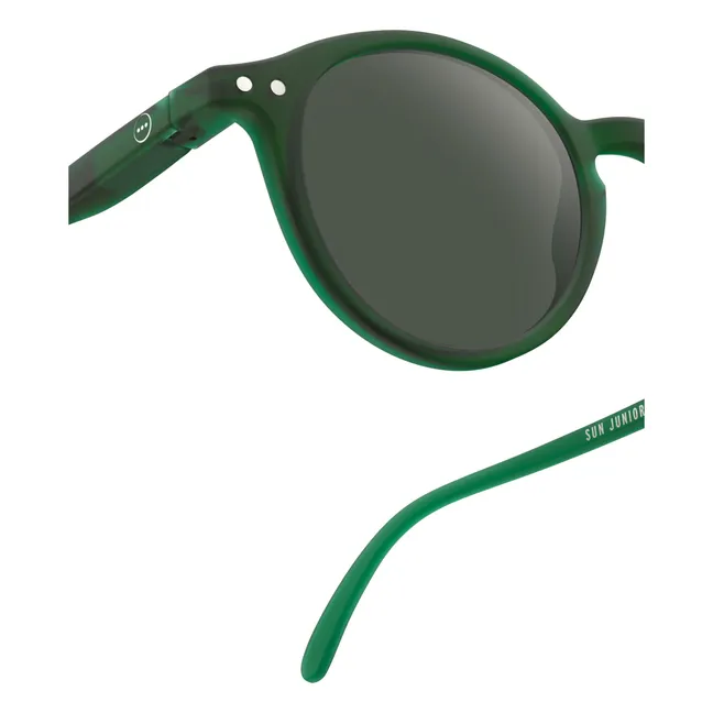 #D Tortoise Junior Sunglasses | Green