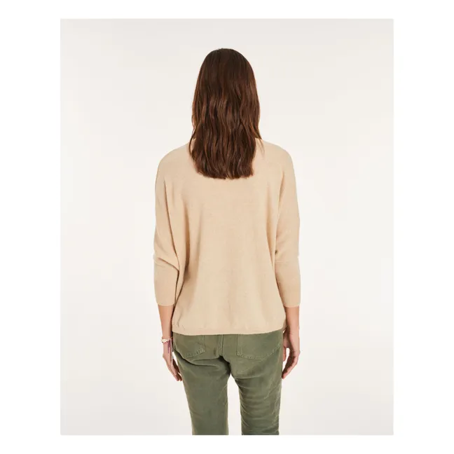 Minie Oversize Cashmere Sweater | Ecru