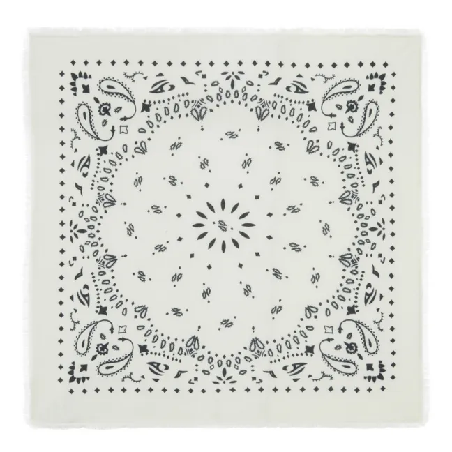 Bandana Hachiko Cachemire | Blanc