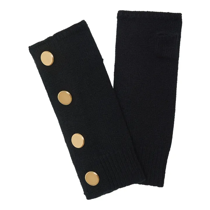 Mitaines Sallen Cachemire | Noir- Image produit n°0