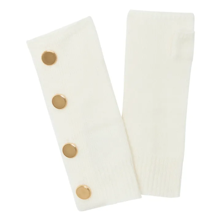 Mitaines Sallen Cachemire | Blanc- Image produit n°0