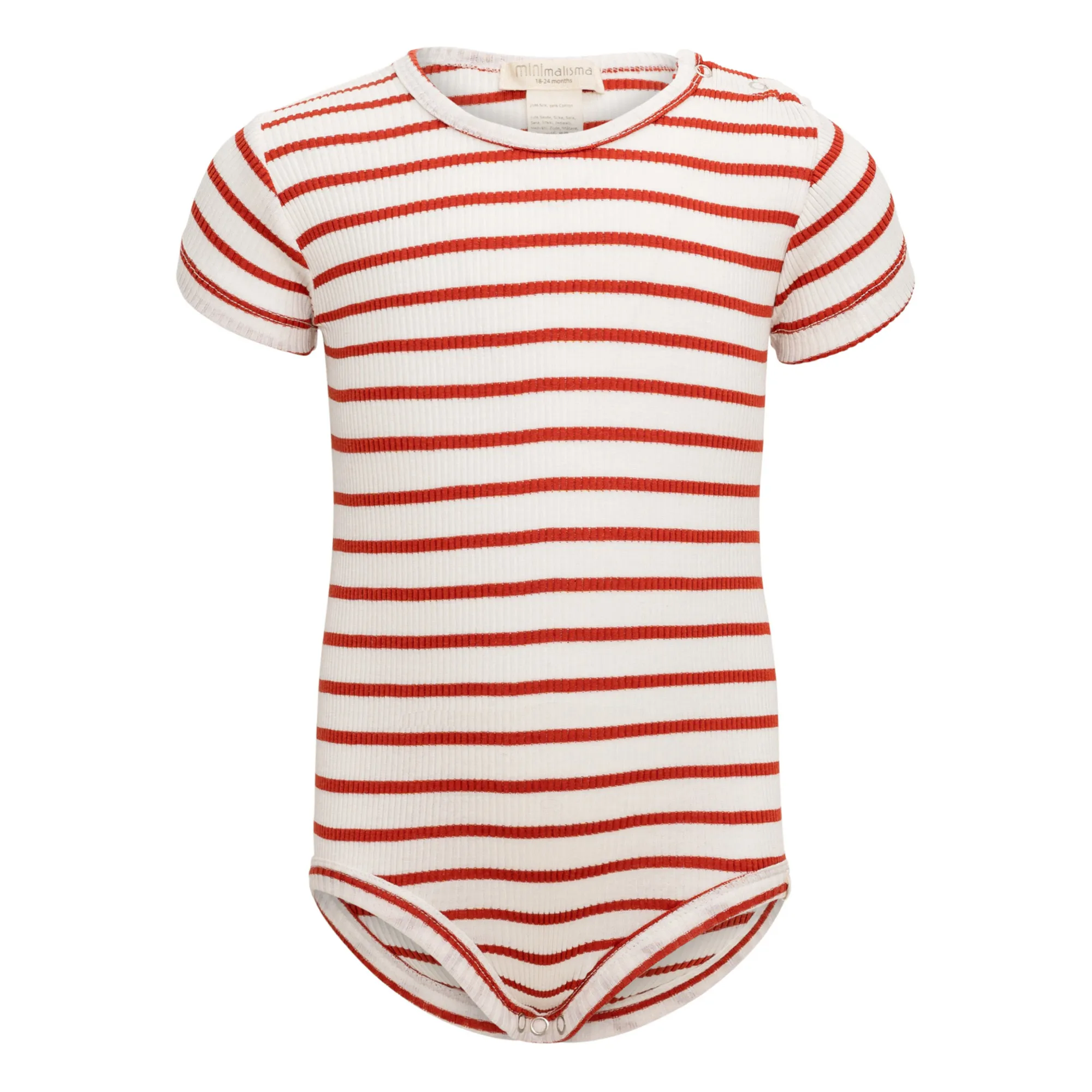 Minimalisma Red Buddy Silk Striped Jumpsuit