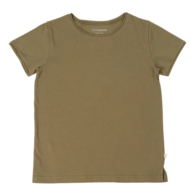 Camiseta de algodón ecológico | Verde Kaki