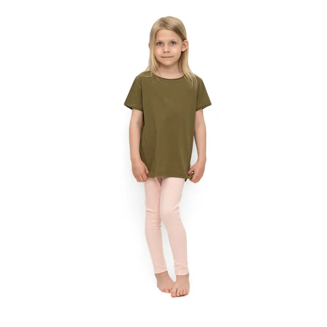 Camiseta de algodón ecológico | Verde Kaki