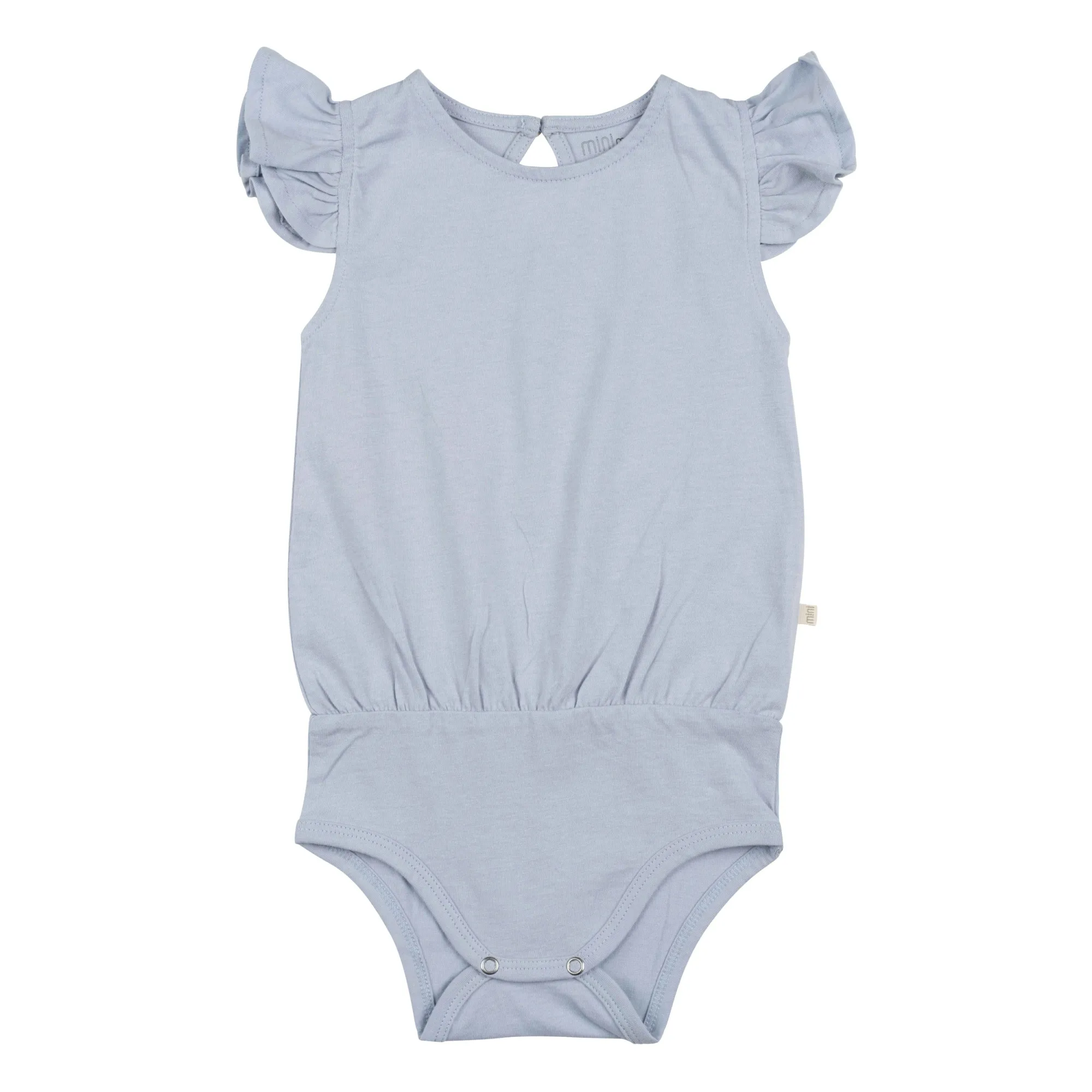 Minimalisma Light Blue Pippy Organic Cotton Romper