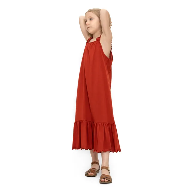 Vestido Hope de seda | Rojo