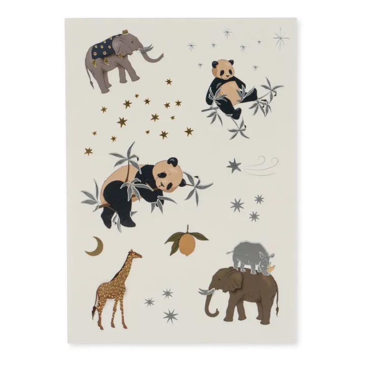 Tatouages temporaires Panda- Image produit n°2