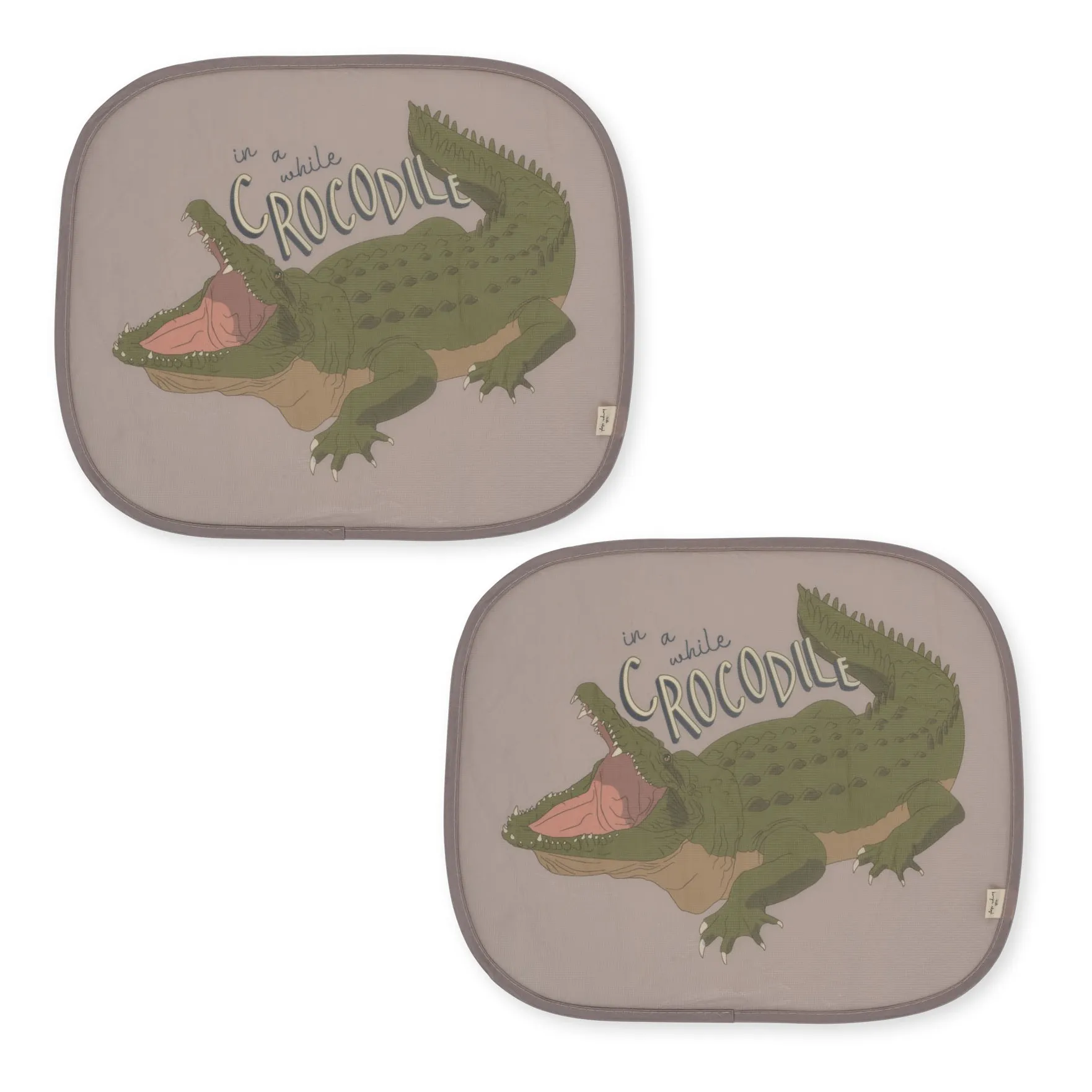 Pare-soleil Croco - Set de 2 | Vert- Image produit n°0