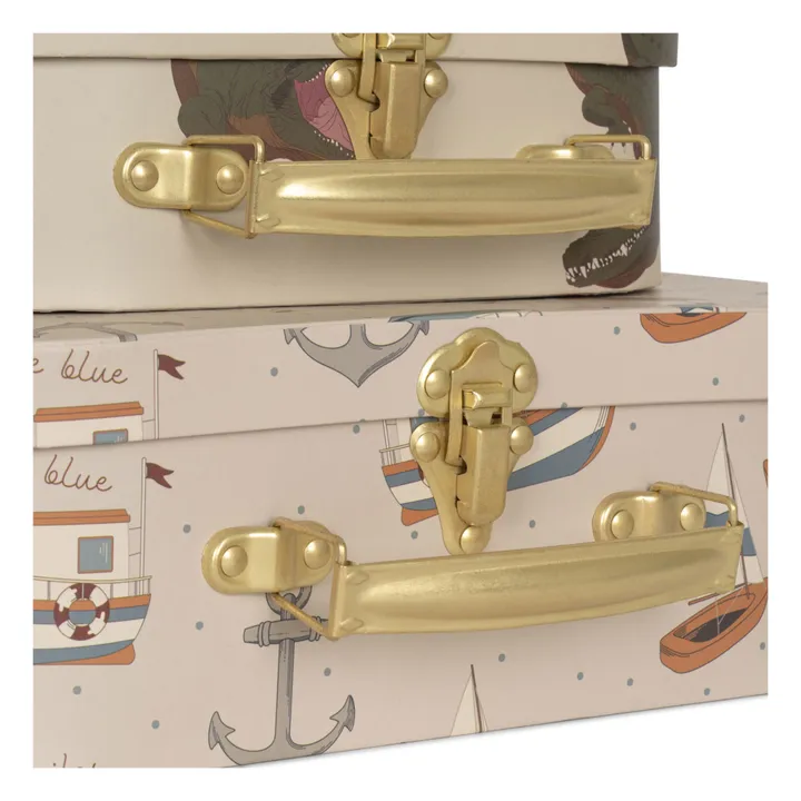 Crocodile small cardboard suitcases - Set of 2- Product image n°2