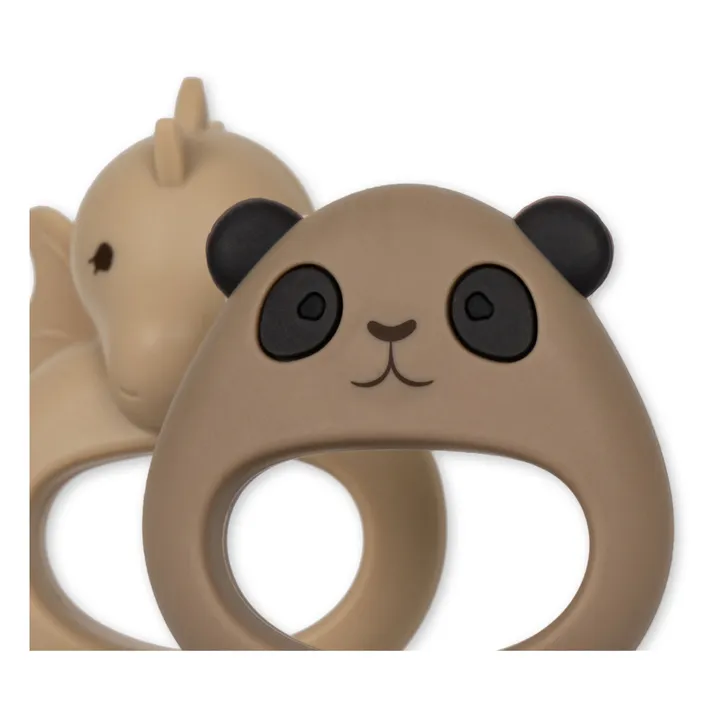 Mordedores Dragón/Panda - Lote de 2 | Beige- Imagen del producto n°2