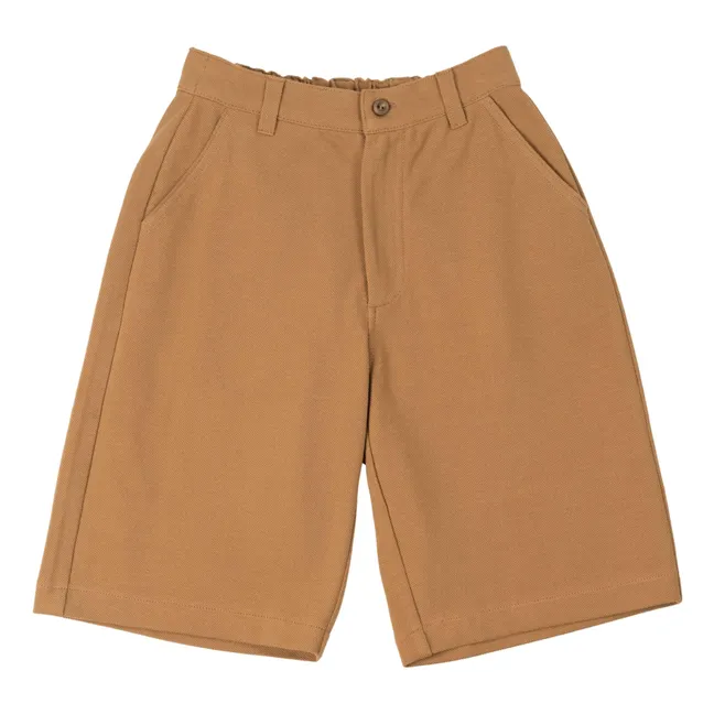 Bermuda-Shorts aus Bio-Baumwolle Ebbe | Beige