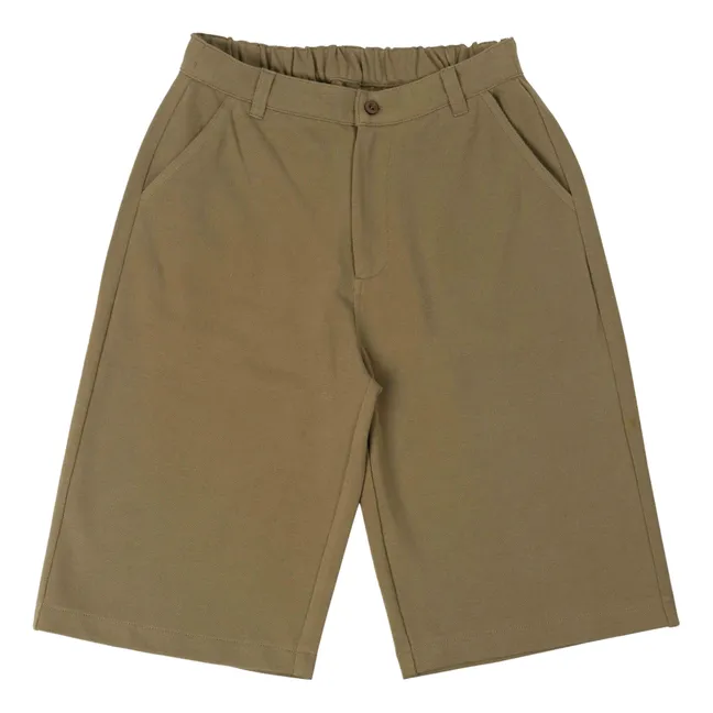 Bermuda-Shorts aus Bio-Baumwolle Ebbe | Khaki