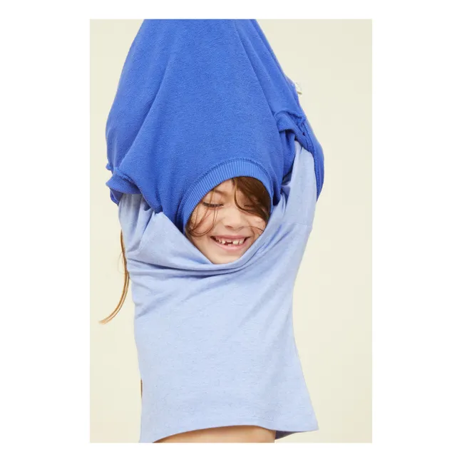 Sous-Pull Fille Manches Longues jersey laine | Bleu ciel