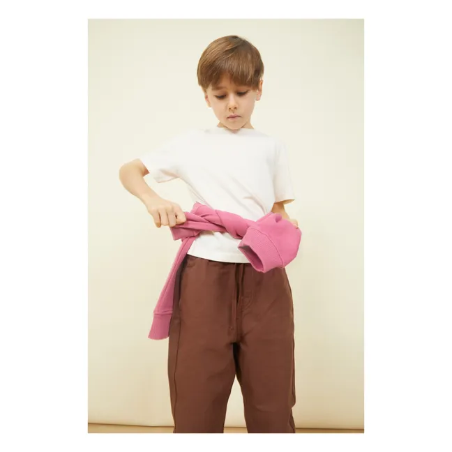 Maglietta bambino manica corta in cotone biologico | Sabbia