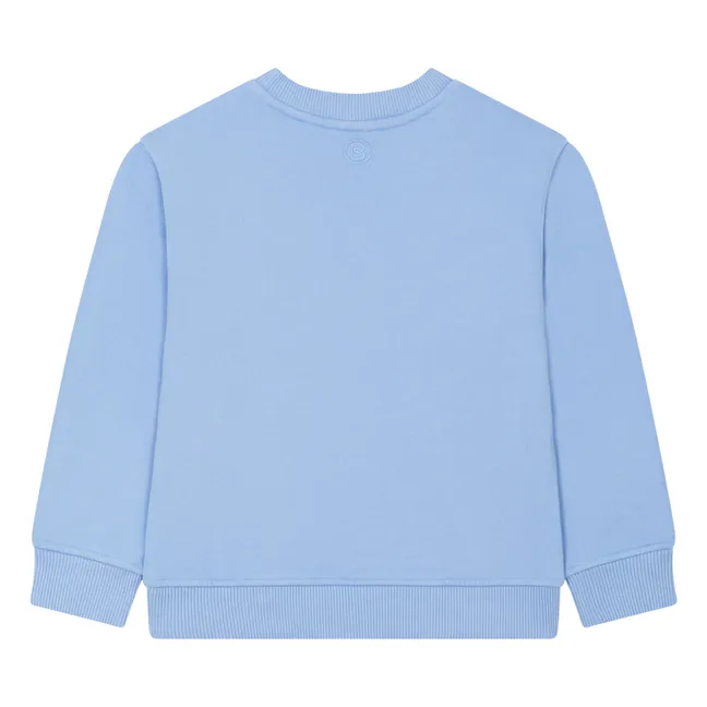 Sweat Crewneck Garçon Molleton Bio | Bleu ciel
