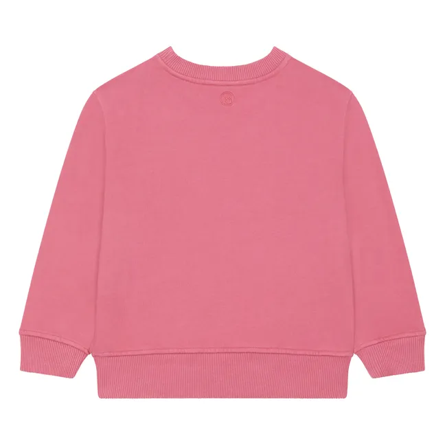 Sudadera Creneck de moletón ecológico | Rosa Viejo