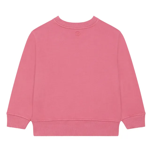 Sweat Crewneck Garçon Molleton Bio | Vieux Rose